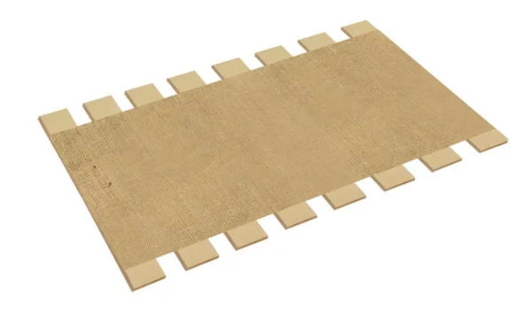 A piece of cardboard with the sides cut off.