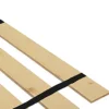 A close up of the bottom of a bed frame