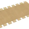 A piece of cardboard with a strip of paper on it