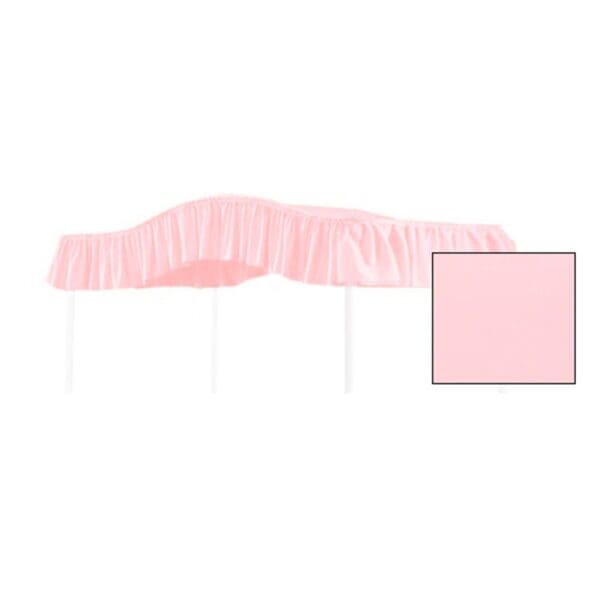 Canopy Bed Drape Fabric Top - Twin Size Solid Light Pink - Perfect For Your Existing Canopy Bed Frame