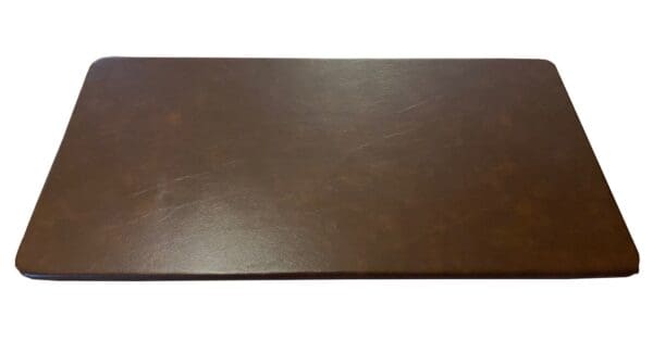 Computer Monitor Pedestal Stand Rotating Rectangular Turntable Covered in a Black Colored Vinyl - Custom Size Wood Swivel Monitor Lazy Susan - Image 3