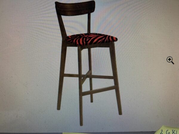 2 Walnut 26" Wood Barstools for Kathy