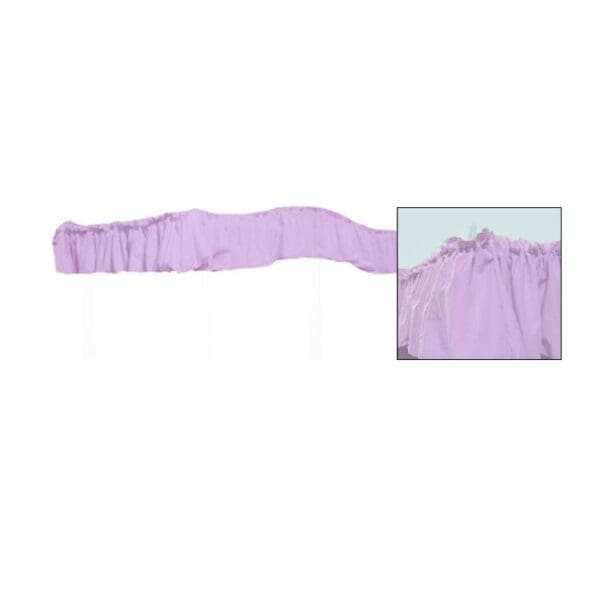 Canopy Bed Drape Fabric Top - Crib Size Solid Lavender - Perfect For Your Existing Canopy Bed Frame