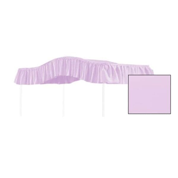 Canopy Bed Drape Fabric Top - Twin Size Solid Lavender Purple - Perfect For Your Existing Canopy Bed Frame