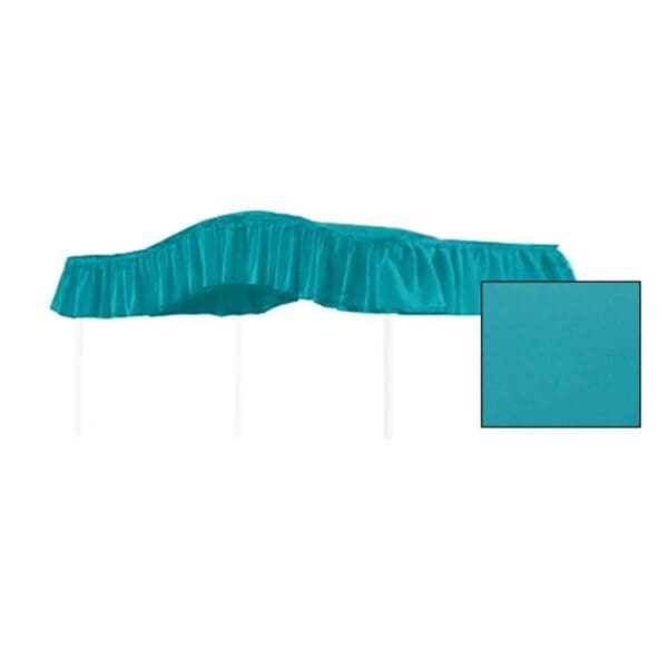 Bed Canopy Queen Size Solid Blue Green Canopy Bed Princess Fabric Top