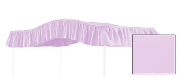 QUEEN SIZE Solid Lavender Canopy Bed Fabric Top