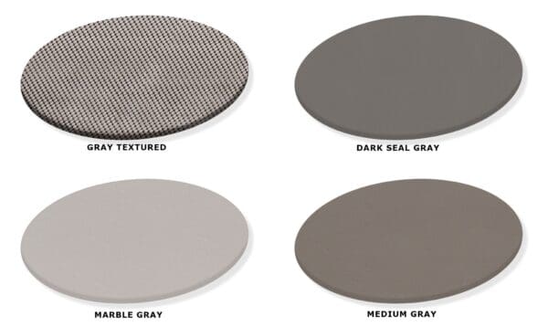 Lazy Susan - Custom Size - Turntable/Kitchen Spice Organizer/Spinning Game Board/Monitor TV Stand Covered in a Colored Vinyl (Grey Variety)