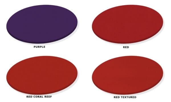 Lazy Susan-Custom Size-Turntable/Kitchen Organizer/Spinning Game Board/Monitor TV Stand Covered in a Colored Vinyl (Reds/Purple Variety)