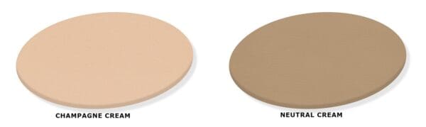 Lazy Susan - Custom Size - Turntable/Kitchen Spice Organizer/Spinning Game Board/Monitor TV Stand Covered in a Colored Vinyl (Cream Variety)