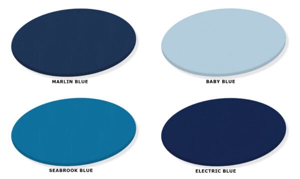 Lazy Susan - Custom Size - Turntable/Kitchen Spice Organizer/Spinning Game Board/Monitor TV Stand Covered in a Colored Vinyl (Blue Variety)