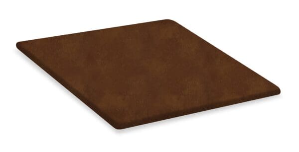 Square Lazy Susan Game Board Covered in a Brown Colored Vinyl - Custom Wood Turntable Games Dining Room Kitchen