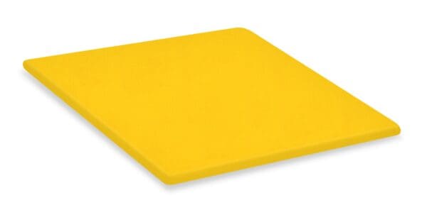 Square Lazy Susan Game Board Covered in a Yellow Colored Vinyl - Custom Size Wood Turntable Games Dining Room Kitchen