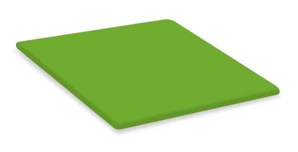 Square Lazy Susan Game Board Covered in a Bright Green Colored Vinyl - Custom Size Wood Turntable Games Dining Room Kitchen