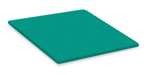 Square Lazy Susan Game Board Covered in a Deep Sea Teal Colored Vinyl - Custom Size Wood Turntable Games Dining Room Kitchen