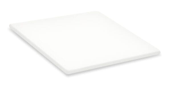 Square Lazy Susan Game Board Covered in a White Colored Vinyl - Custom Size Wood Turntable Games Dining Room Kitchen