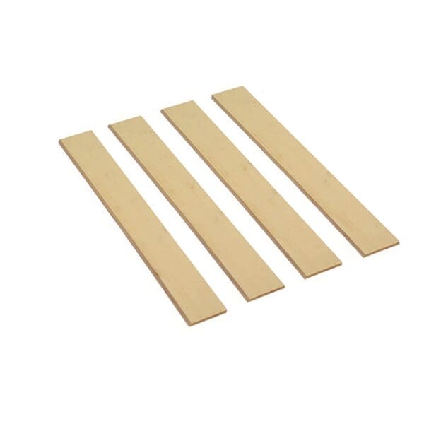 4 PC Bed Slats Boards Detached Twin Size Custom Width Platform Mattress Support Bunky Boards