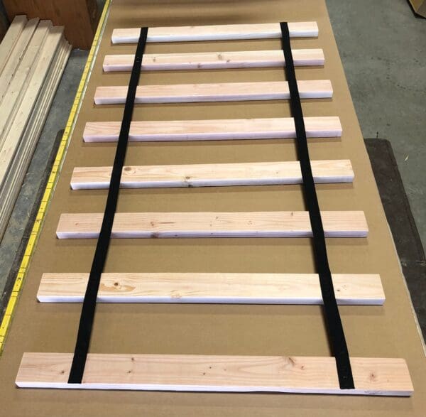 Twin Heavy Duty Bed Slats Custom Width with Extra Thick 2x4 Platform Support Boards - Image 2
