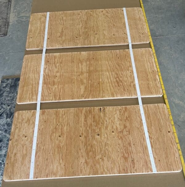 New! Full Bed Slat Strong 3/4" Plywood Platform Bunkie Board Use w/ Specialty Mattresses-Meets Mfr.  Warranties-Custom Width w/ Strong Strap - Image 3