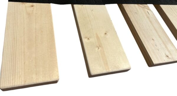 Bed Slats Twin Size Custom Width with Black Burlap Platform Mattress Support Boards - Image 2