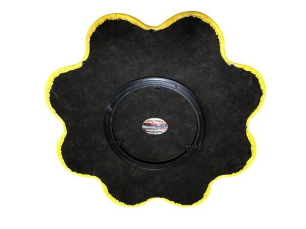 Flower Power Lazy Susan Swivel Stand Rotating 360 Turntable Covered in a Vinyl that Pops! 25.5" - Hand Made and sturdy Rotator - FUN - Image 4