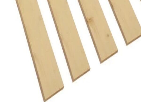 Twin Size  Bed Slats 6 PC Board Detached Loose Individual Custom Width Platform Mattress Support Bunky Boards - Image 2