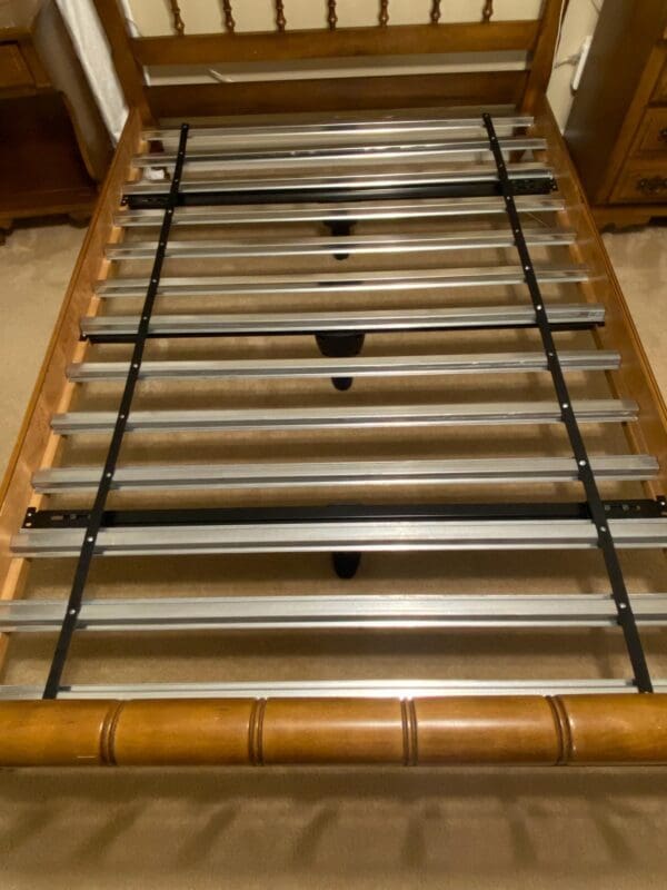 New Queen Size Steel Bed Slats Heavy Duty with Closely Spaced Slats  Use for a Mattress Without a Box Spring - Custom Width - Image 2