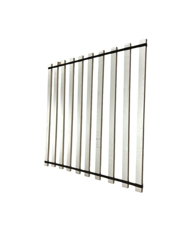 King Size Steel Bed Slats Super Heavy Duty Specialty with Closely Spaced Metal Slats  Use for a Mattress Without a Box Spring - Custom Width
