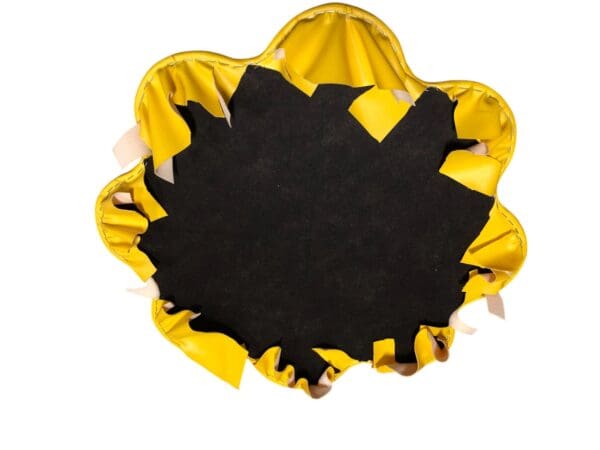 Flower Power Lazy Susan Swivel Stand Rotating 360 Turntable Covered in a Vinyl that Pops! 25.5" - Hand Made and sturdy Rotator - FUN - Image 7