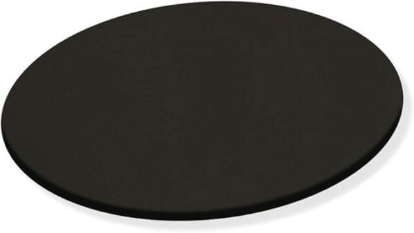 Lazy Susan Solid Black Colored Vinyl Custom sizes from 20" to 44" Round Wood Turntable Dining Kitchen
