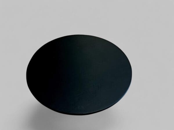 Lazy Susan Solid Black Colored Vinyl Custom sizes from 20" to 44" Round Wood Turntable Dining Kitchen - Image 5