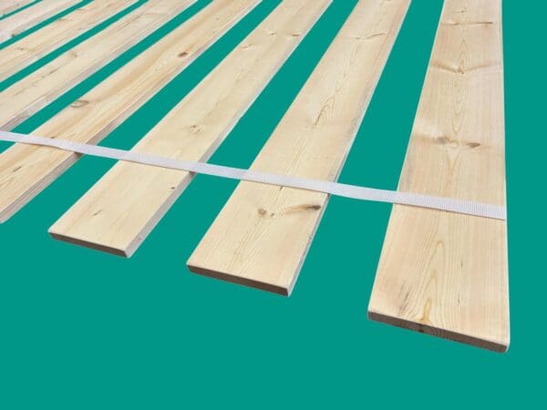 Wood Bed Slats King Size Specialty 2" Gap Support to Meet Mattress Warranties Made for backache Back Pain Lumbar Lumbago Help  1x6"  Boards - Image 3