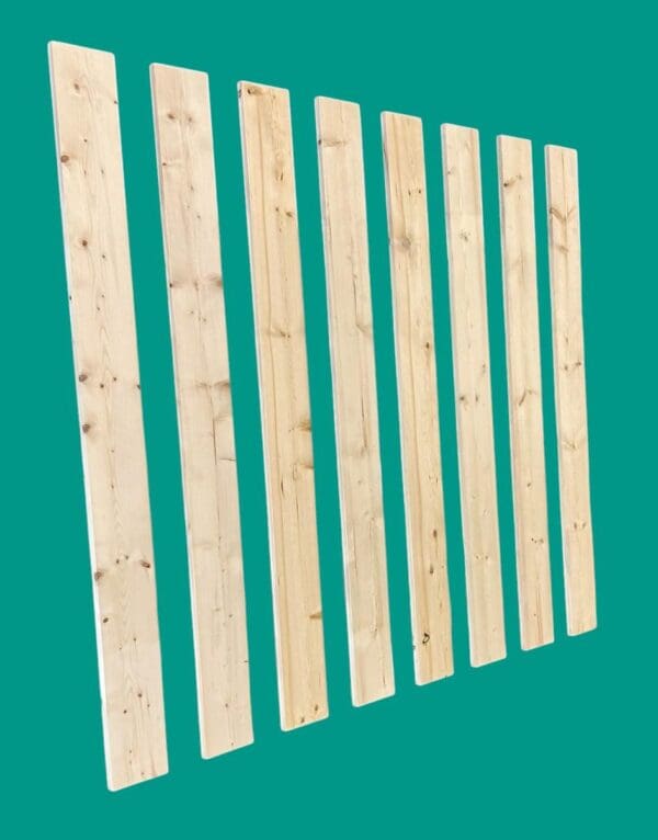 Bed Slats Queen Size Wide Detached Heavy Duty Wood Separate Plank Boards - 1"x6" Custom Widths - Image 3