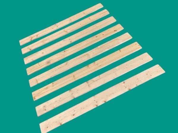 Bed Slats Queen Size Wide Detached Heavy Duty Wood Separate Plank Boards - 1"x6" Custom Widths