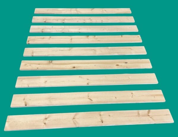 King Bed Slats Detached  Extra Wide 1x6 Custom Width Platform Mattress Support Boards Heavy Duty - Image 2