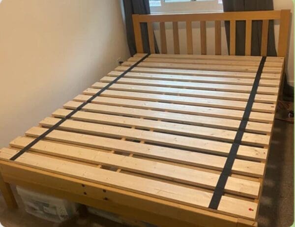 Bed Slats 2" or Less Apart King Size Closely Spaced Boards-Use for a Mattress Without a Box Spring-Custom Width with Thick Black Strap - Image 8